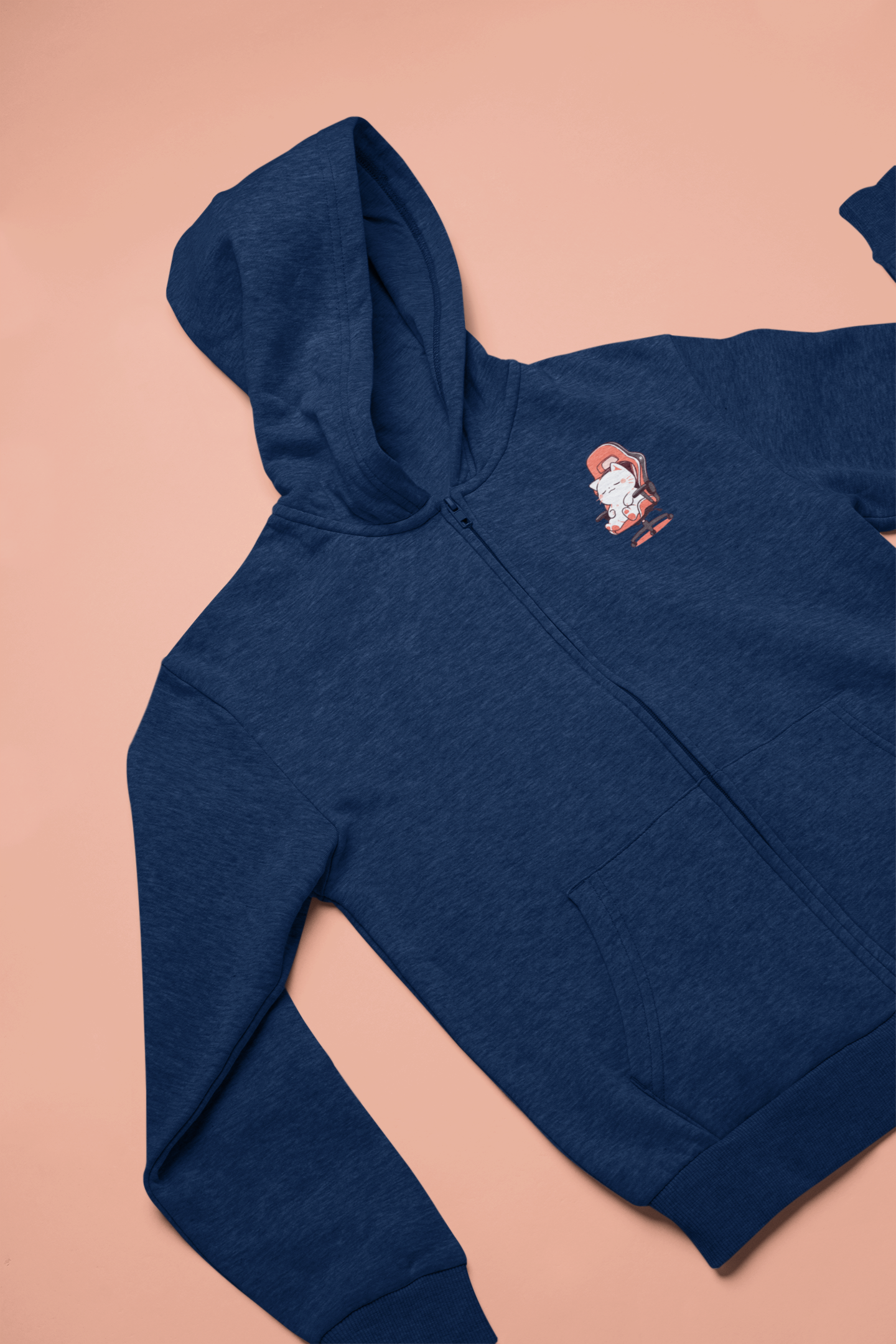 Purr Player One Zip Hoodie