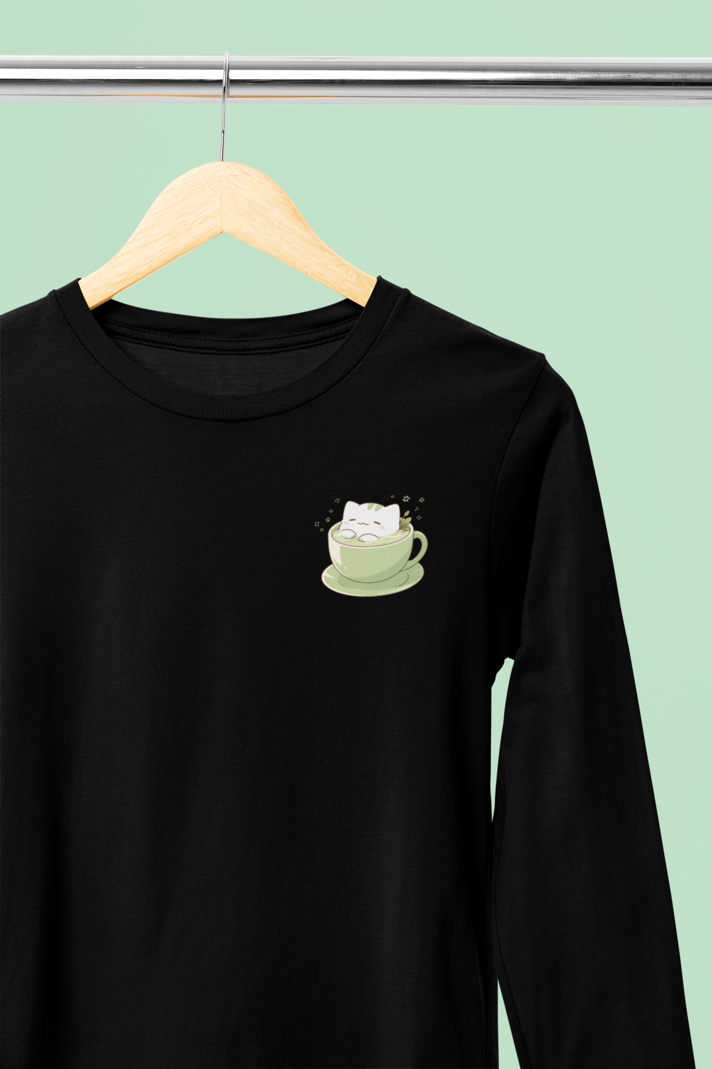 Matcha Meow Moments Long Sleeve Tee