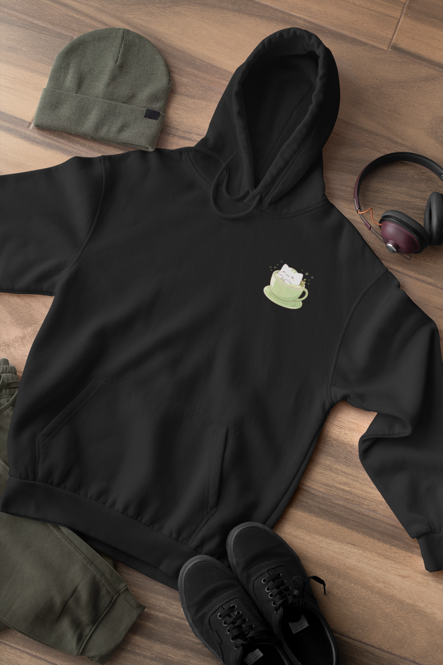Matcha Meow Moments Hoodie