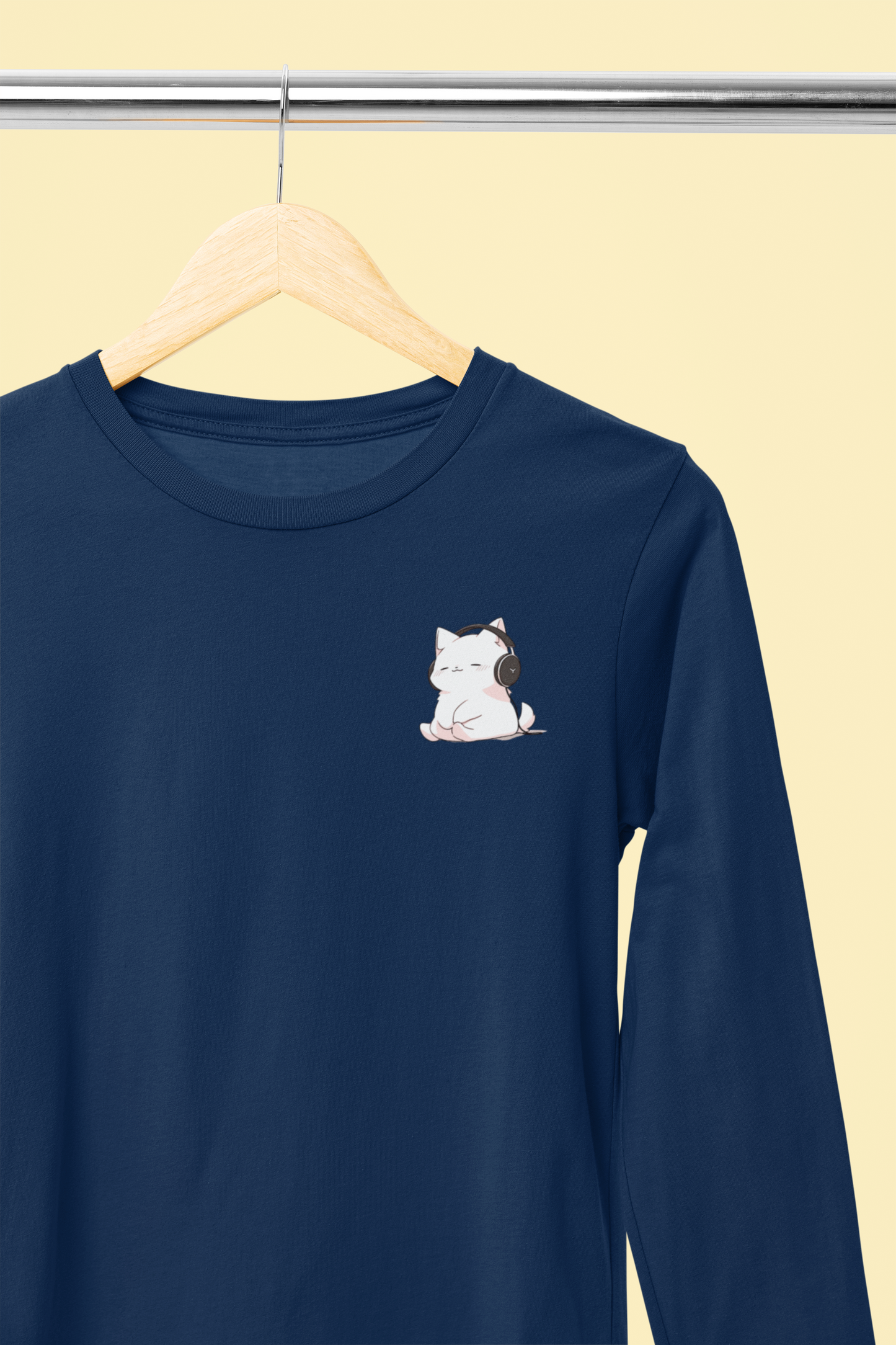 Melody Cat Vibes Long Sleeve Tee