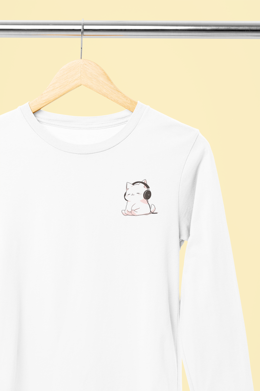Melody Cat Vibes Long Sleeve Tee
