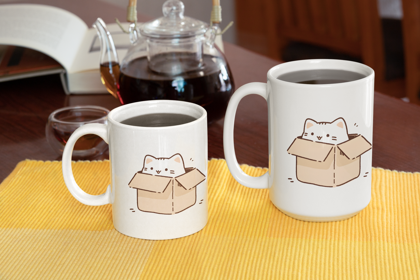 Inbox Kitty Coffee Mug