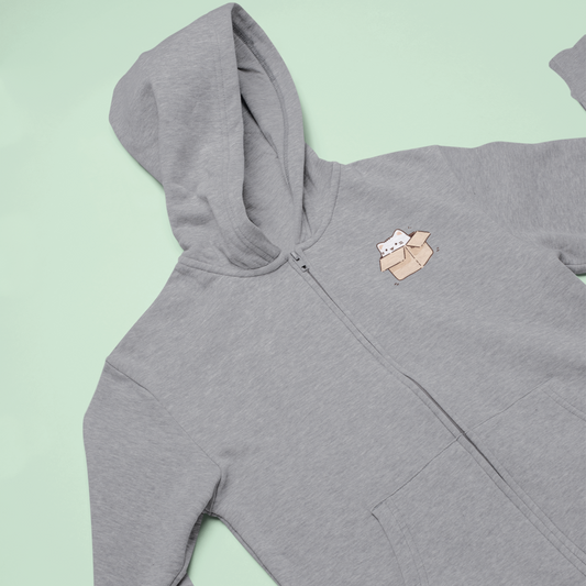 Inbox Kitty Zip Hoodie