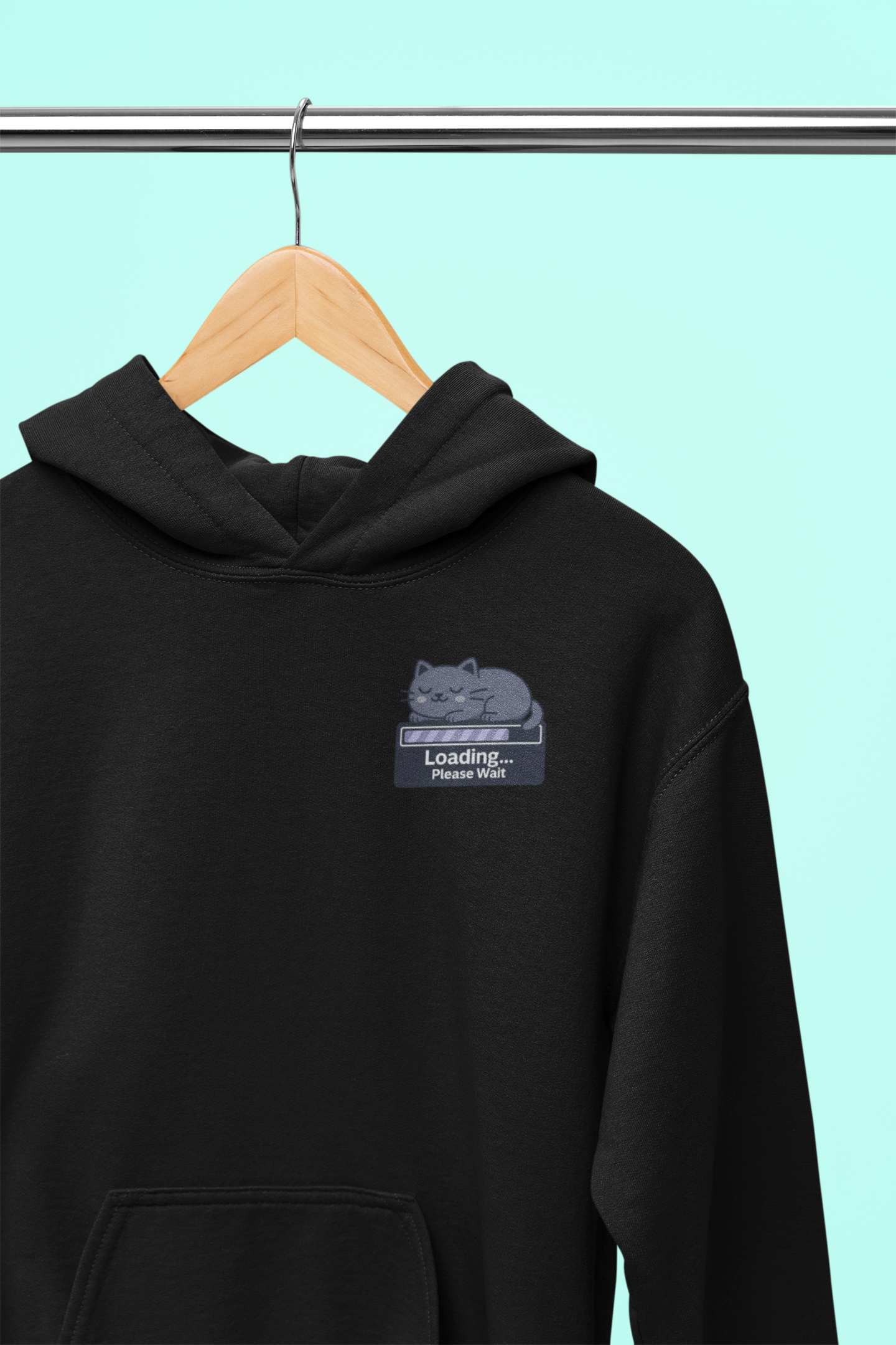 Buffering Meow Hoodie