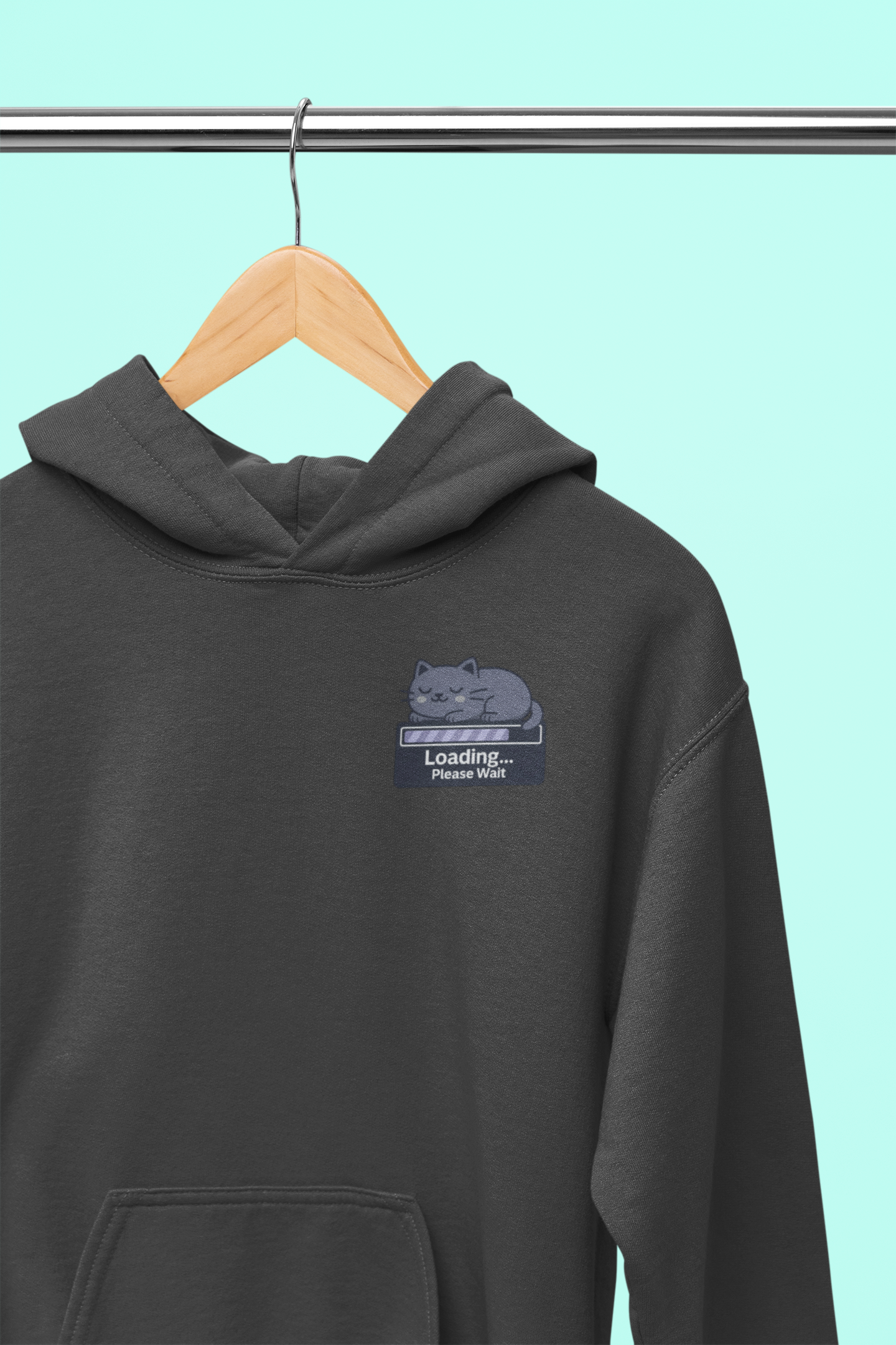 Buffering Meow Hoodie