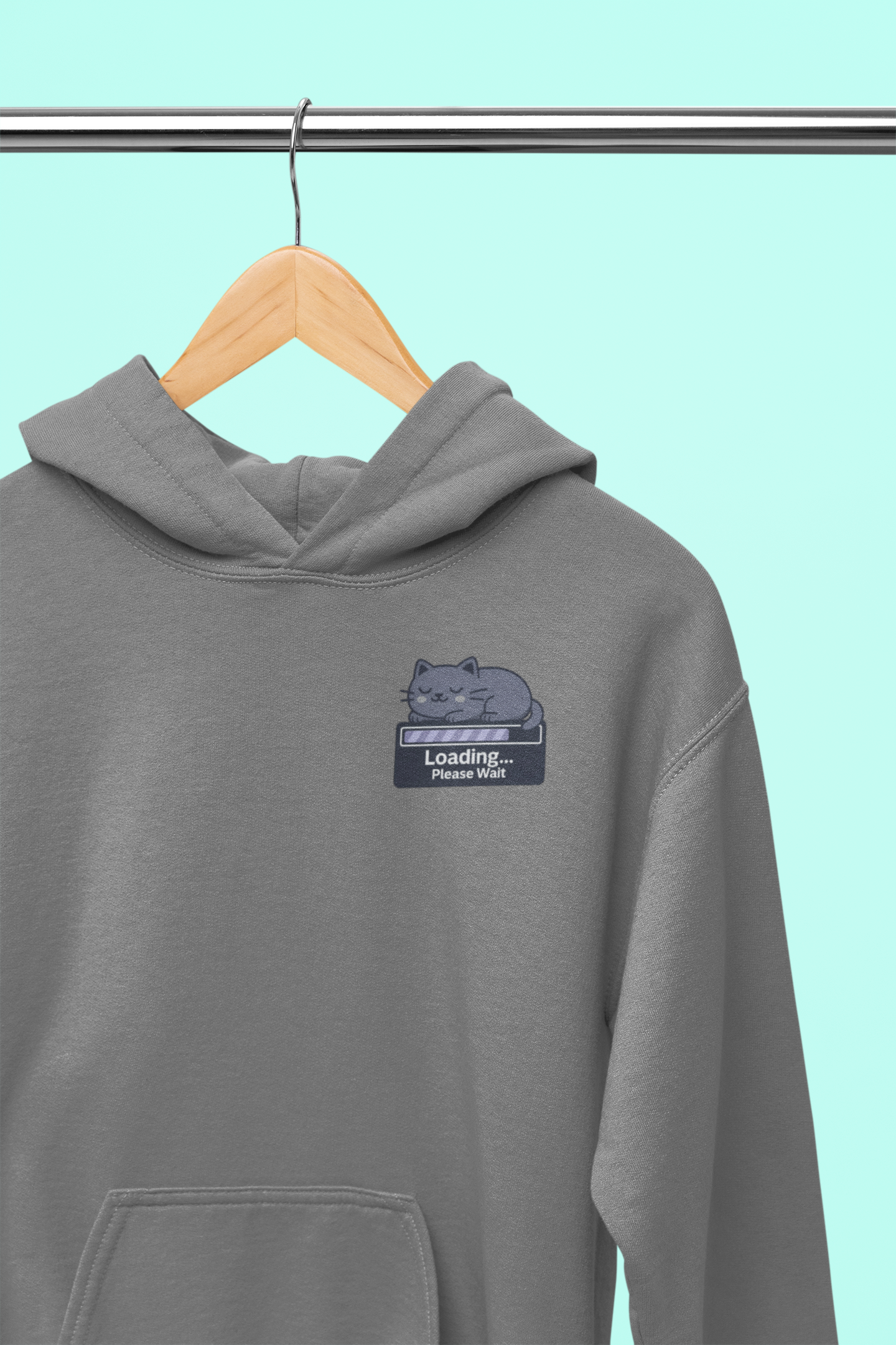 Buffering Meow Hoodie