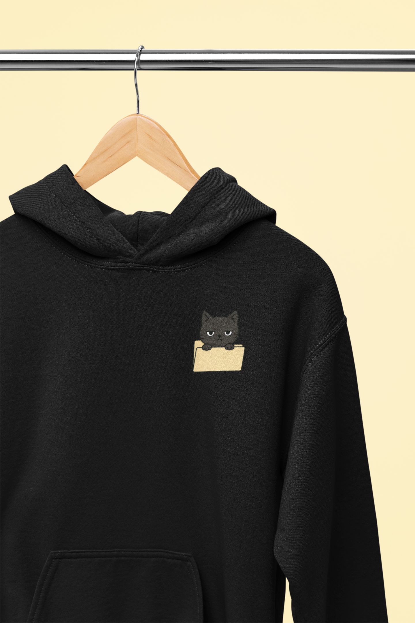 Hidden Folder: Cat Inside Hoodie