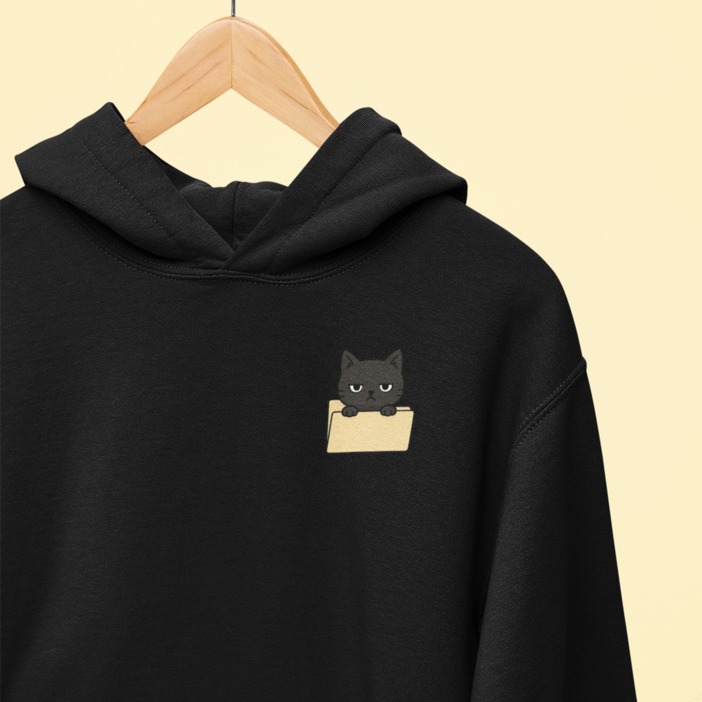 Hidden Folder: Cat Inside Hoodie