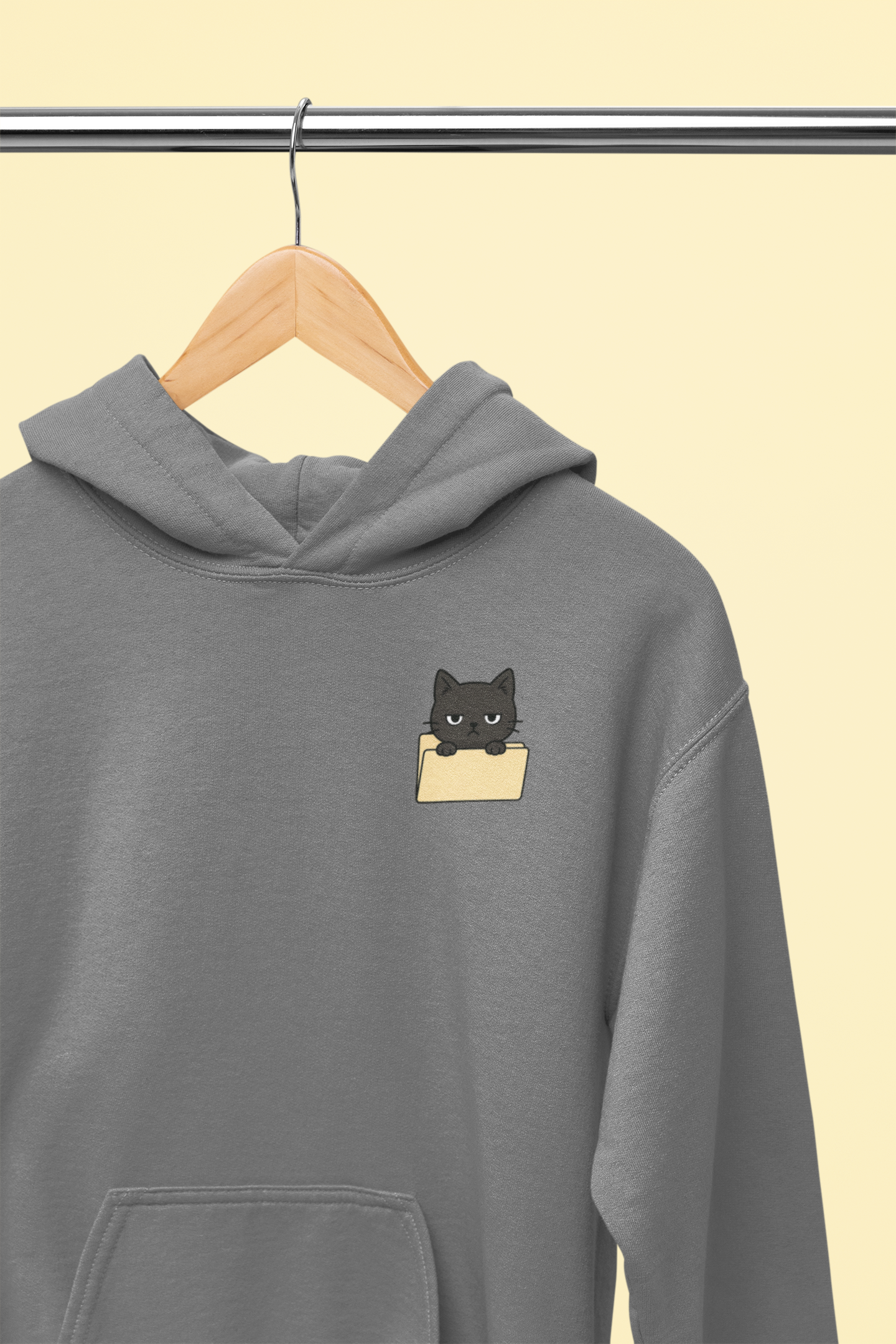 Hidden Folder: Cat Inside Hoodie