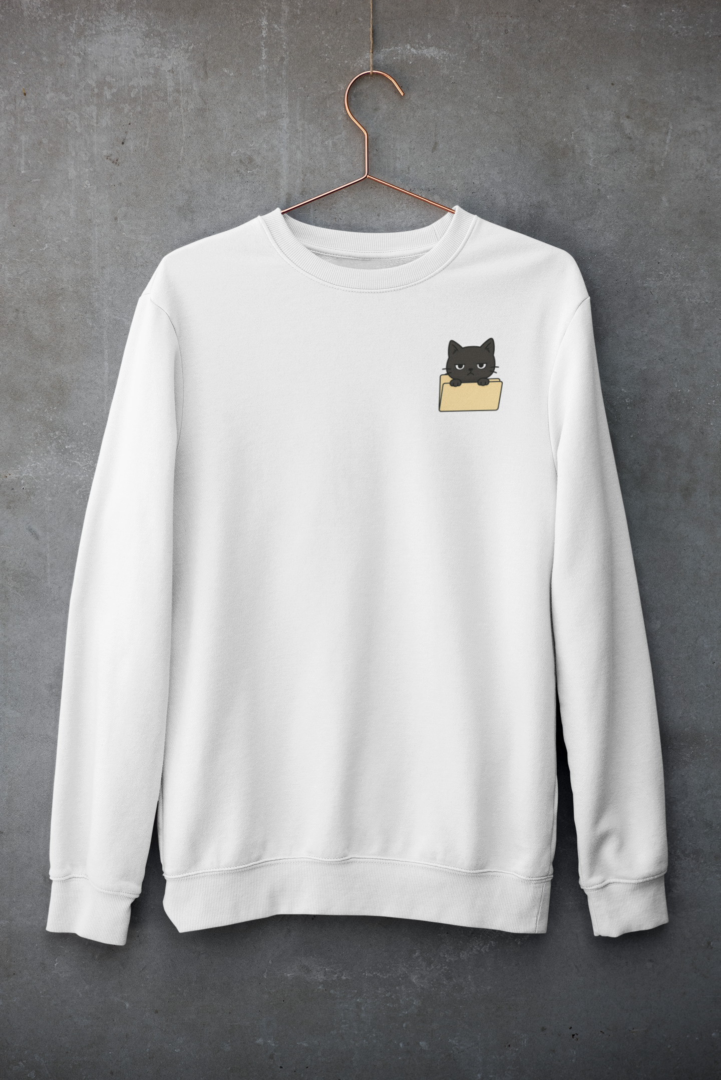 Hidden Folder: Cat Inside Sweatshirt