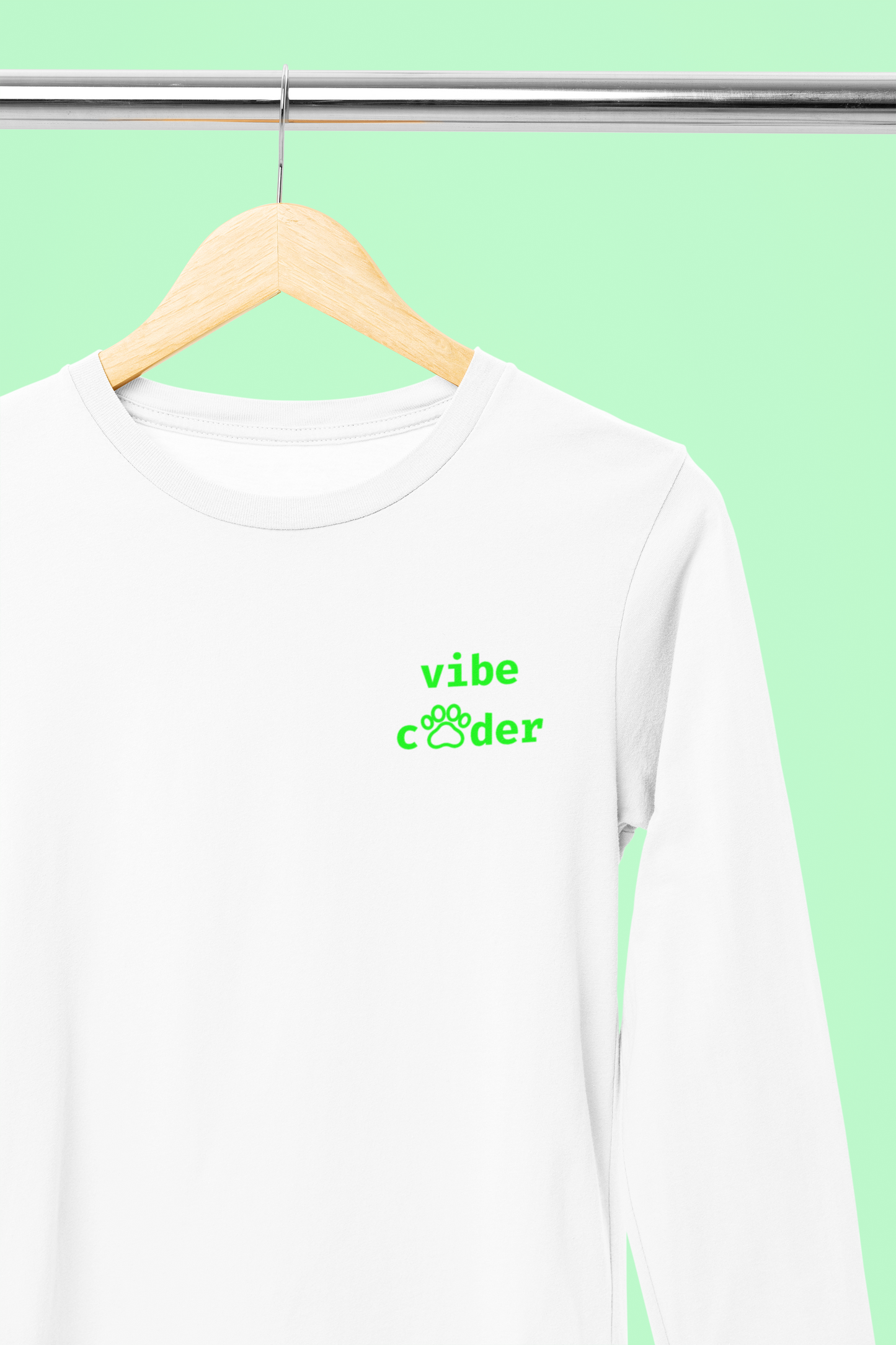 Vibe Coder (Paw Edition) Longsleeve Tee