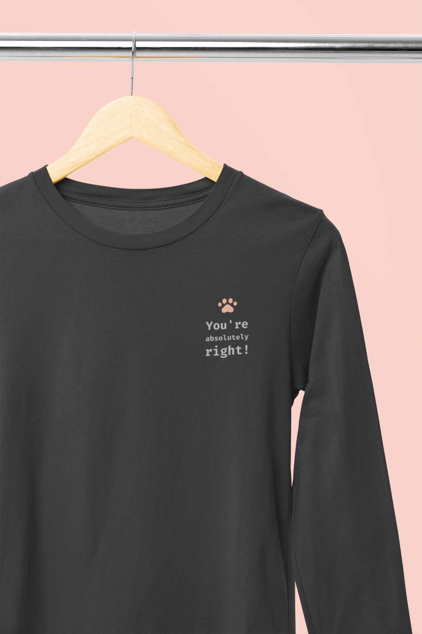 You're absolutely right! Longsleeve Tee