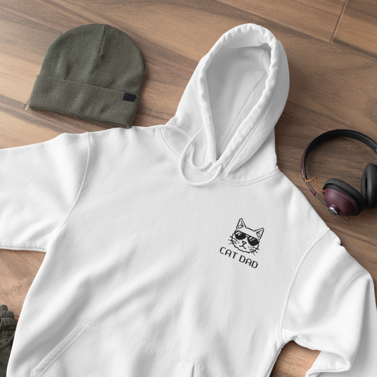 Pixel Cat Dad Hoodie