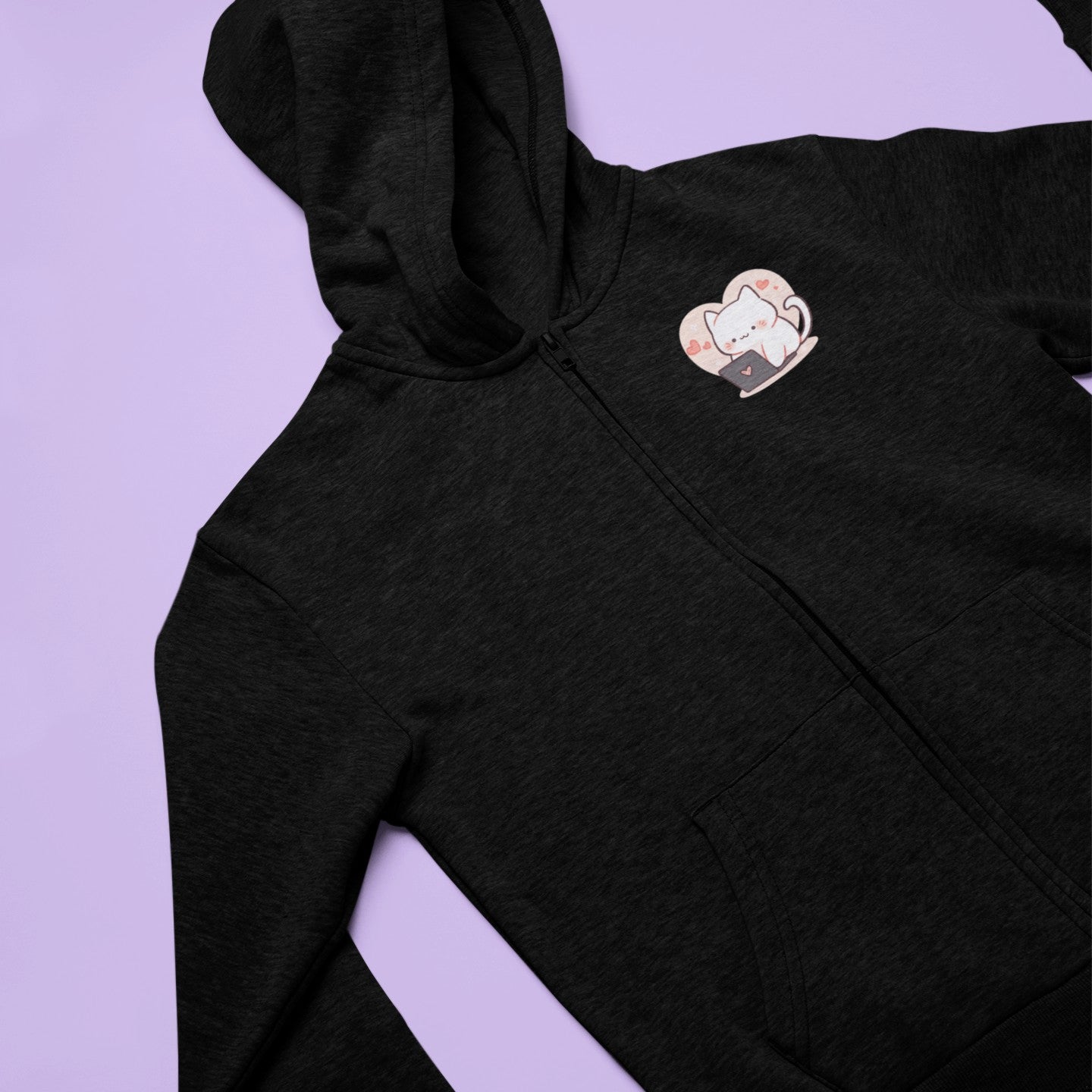 Love at First Click Zip Hoodie