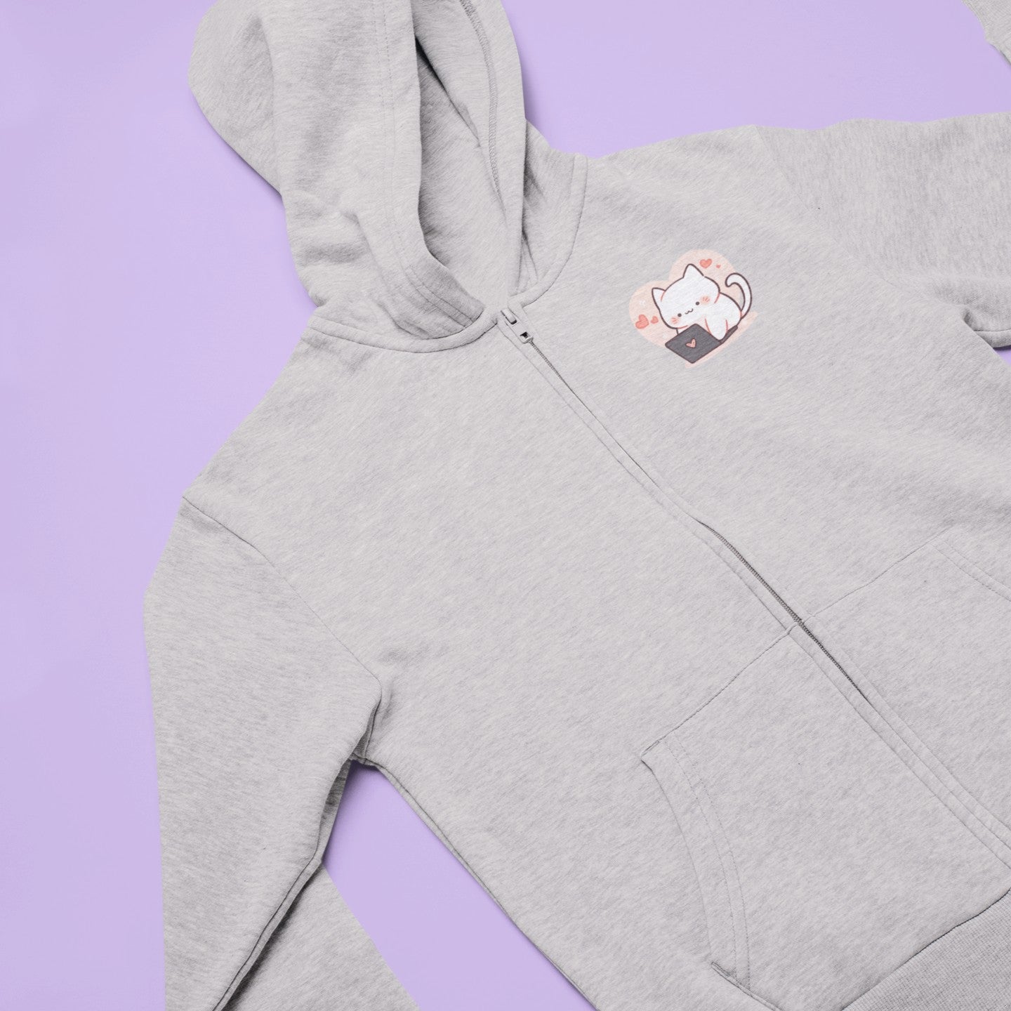 Love at First Click Zip Hoodie