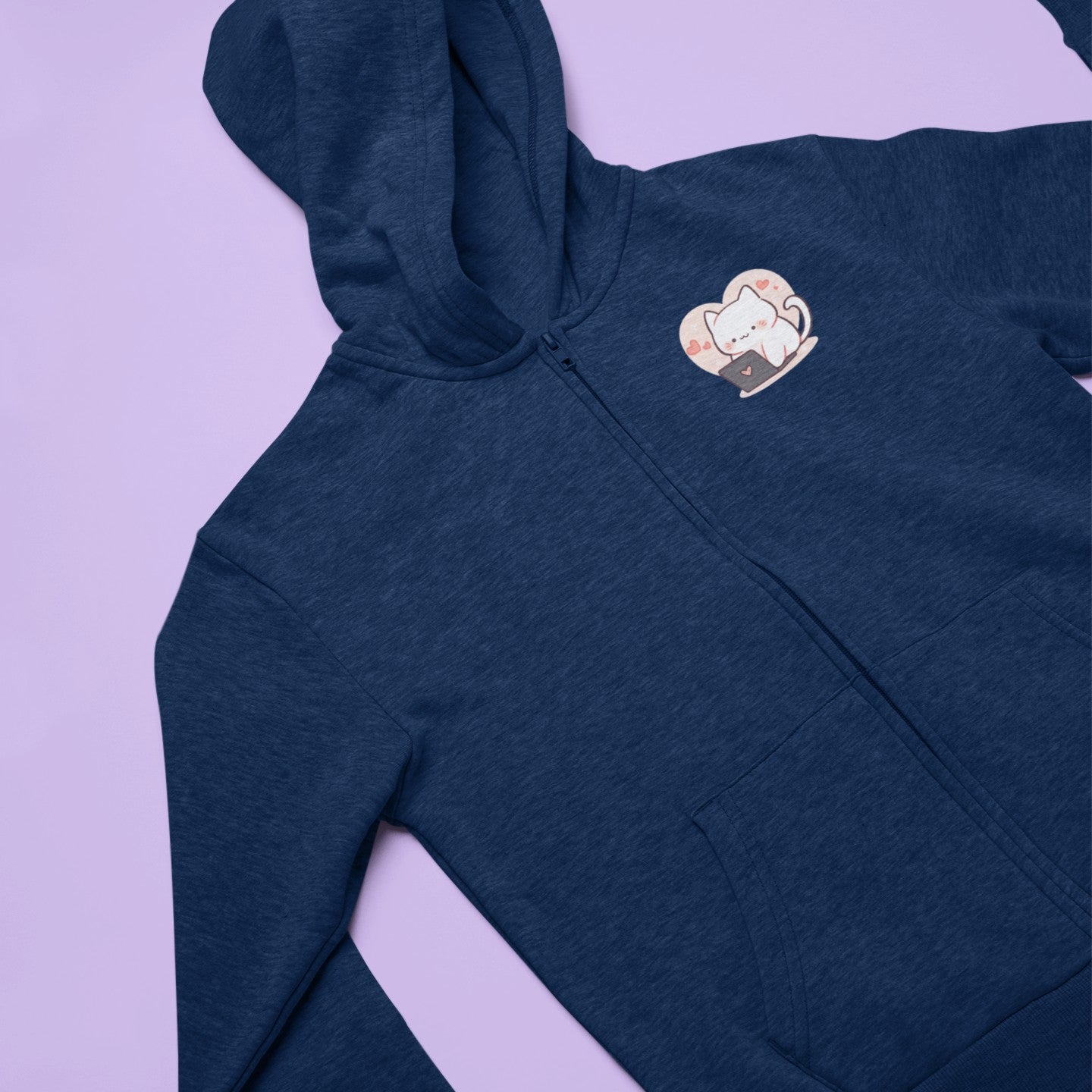 Love at First Click Zip Hoodie