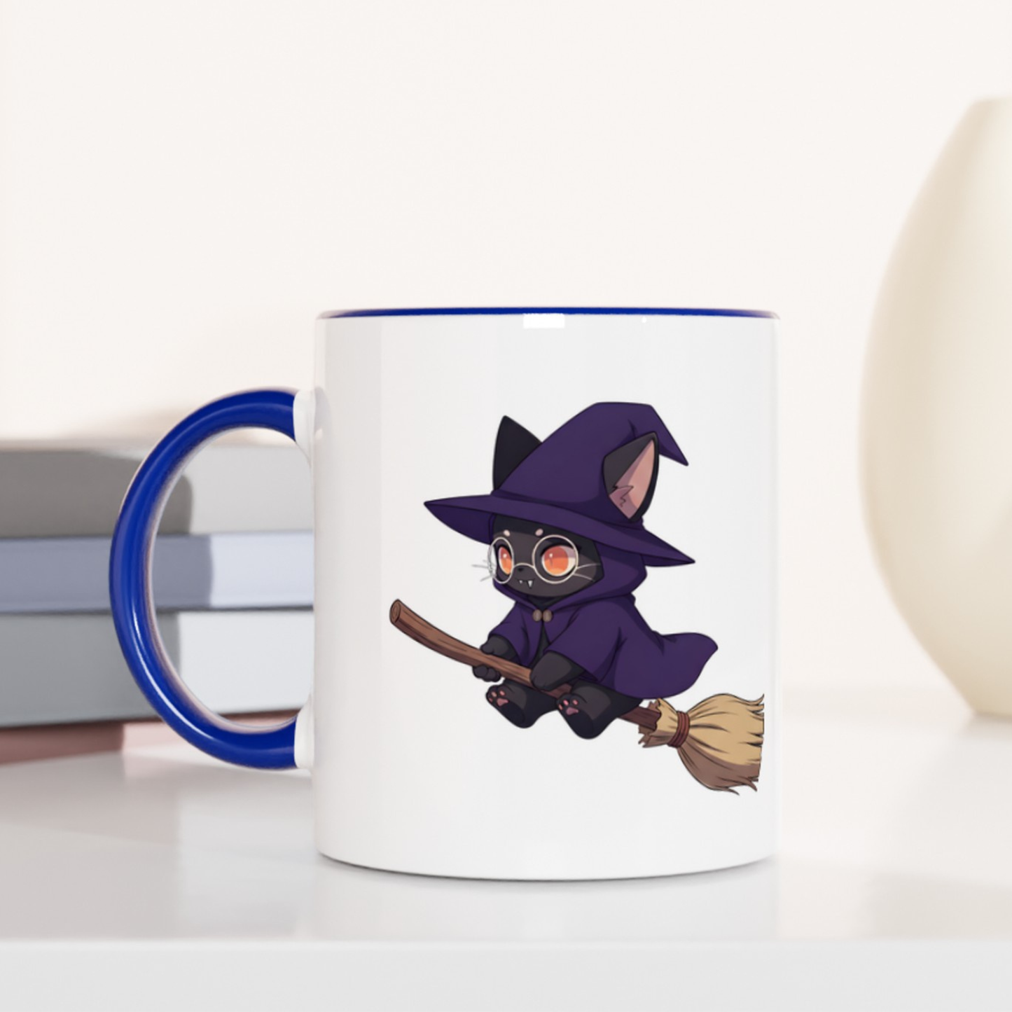 Meowgical Ride 11oz Ceramic Two Tone Mug
