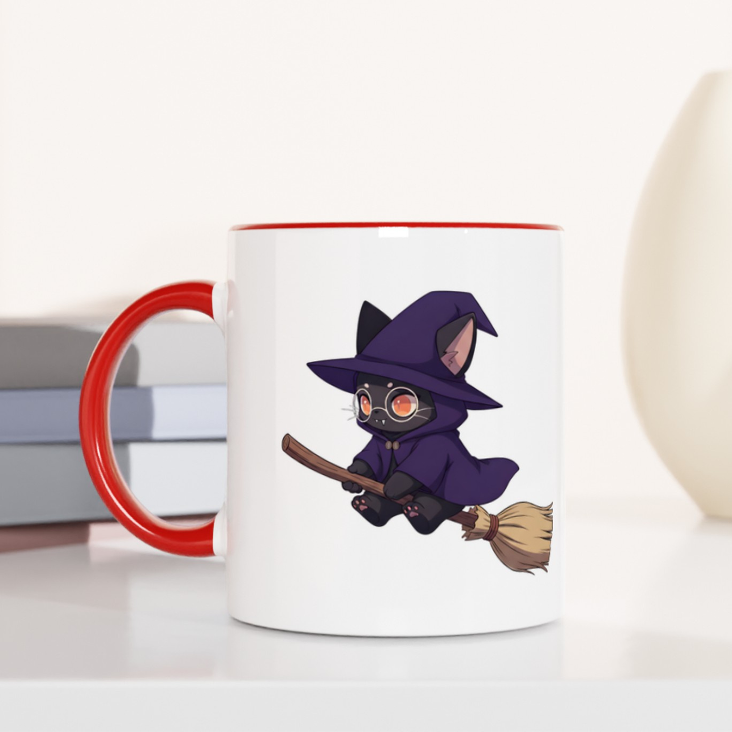 Meowgical Ride 11oz Ceramic Two Tone Mug