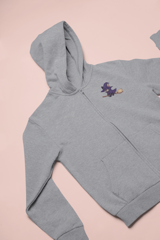 Meowgical Ride Zip Hoodie