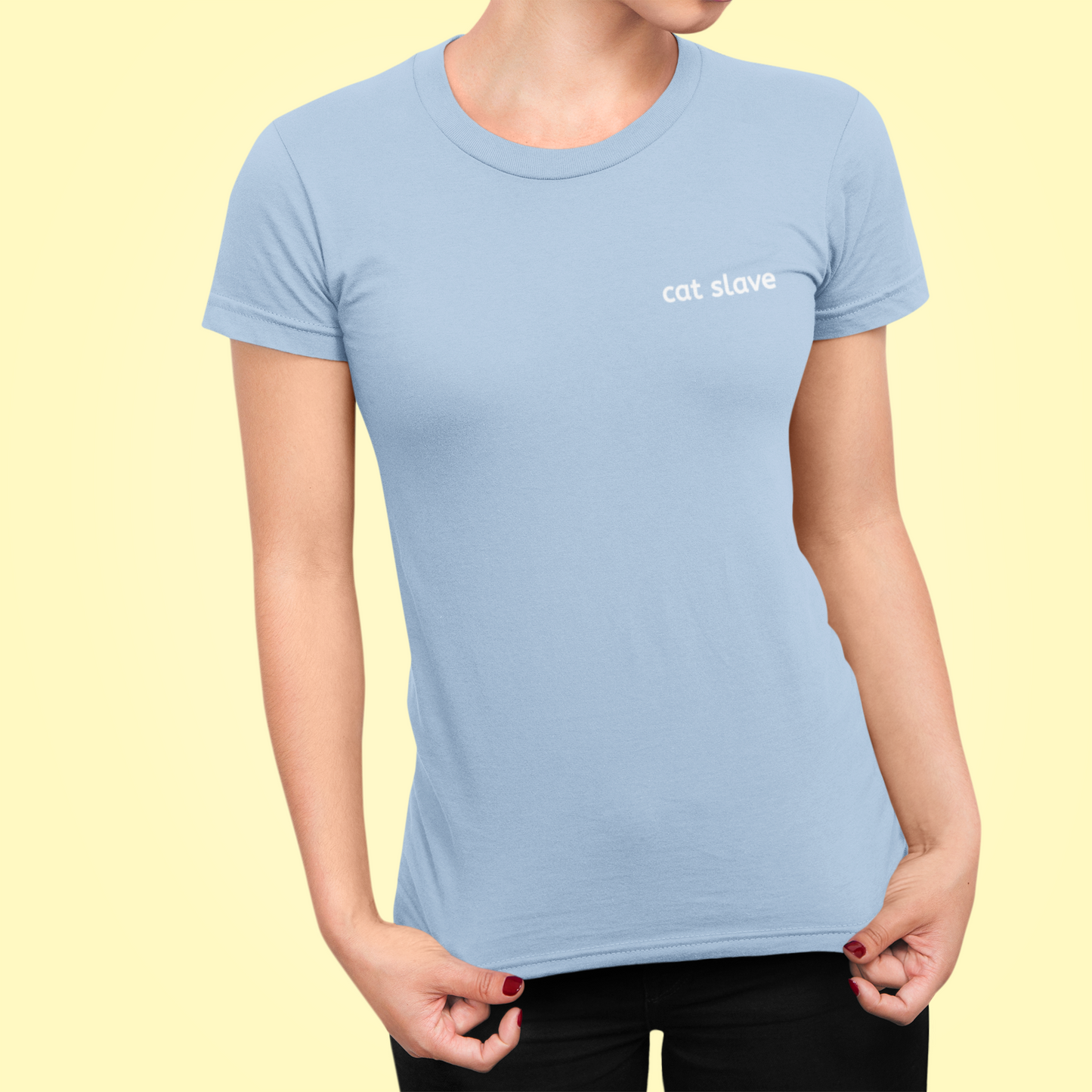 Cat Slave Women’s Slim Fit Tee