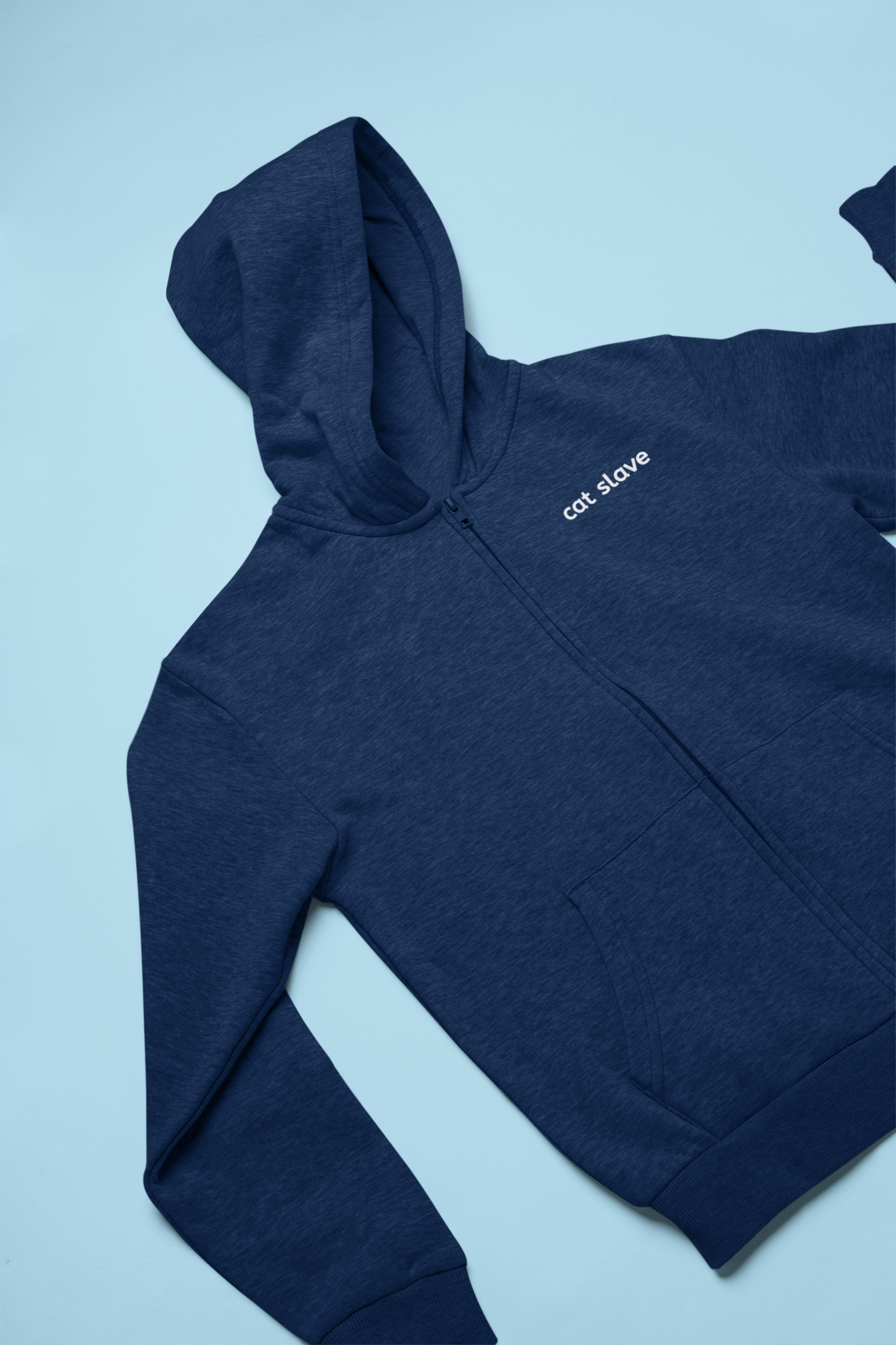 Cat Slave Zip Hoodie