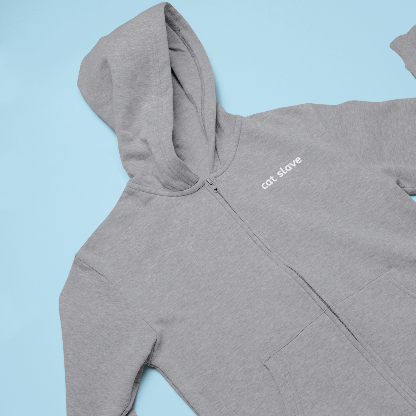 Cat Slave Zip Hoodie