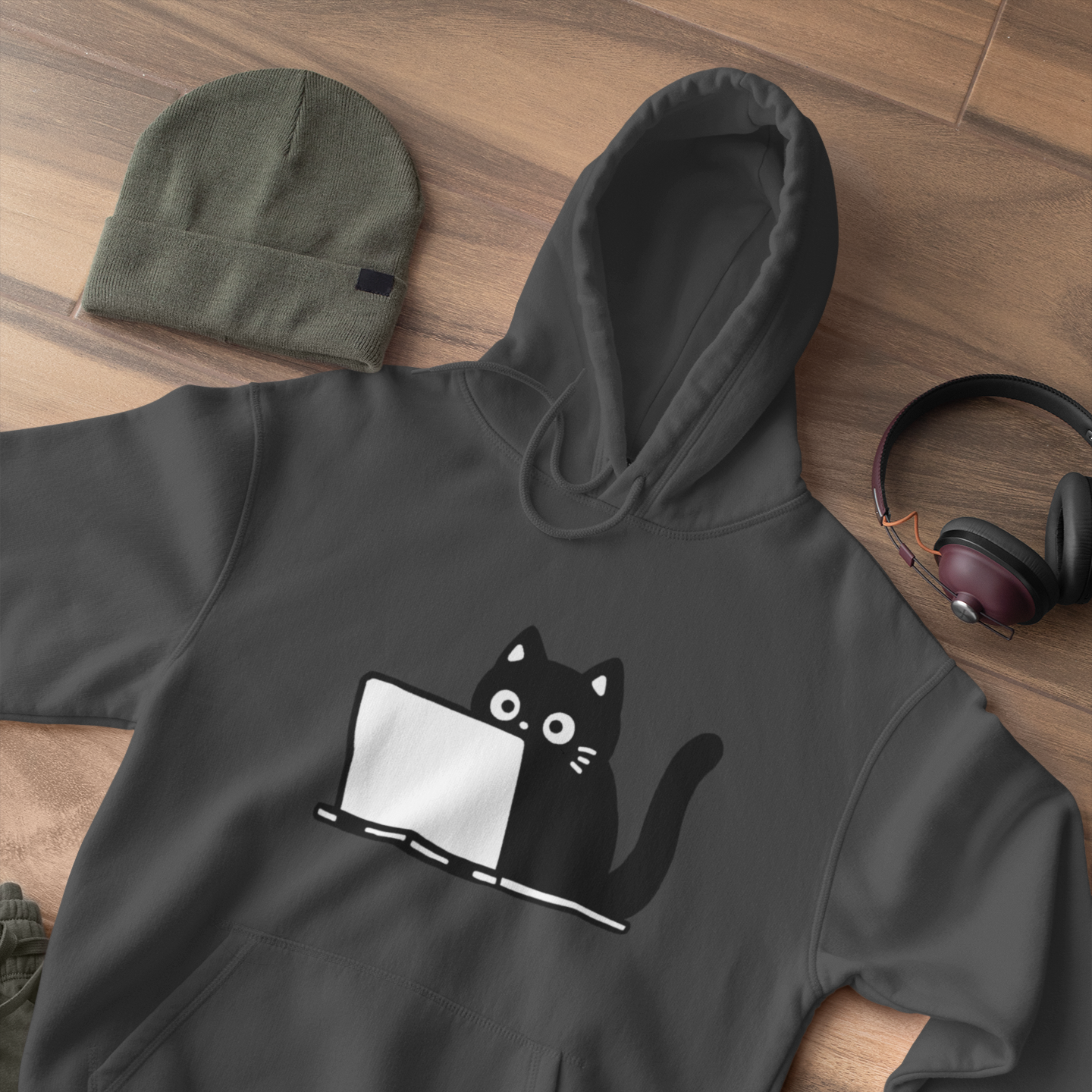 The Coding Cat: Full Stack Edition Hoodie