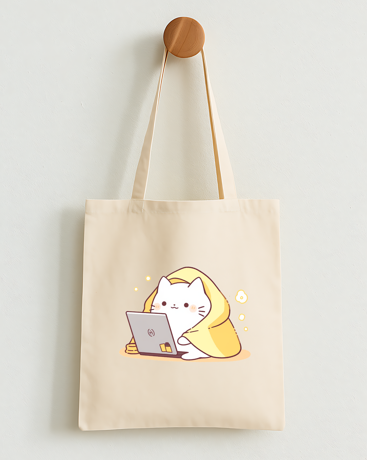 Feline Productivity Mode Classic Tote Bag