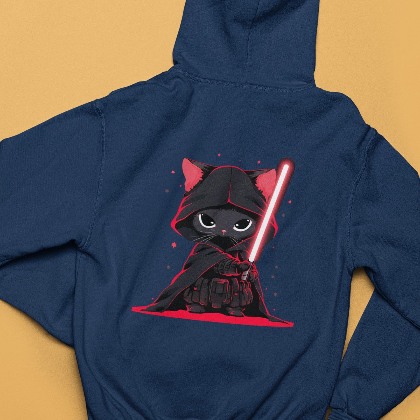 Cat Vader Zip Hoodie: Embrace the Feline Dark Side!