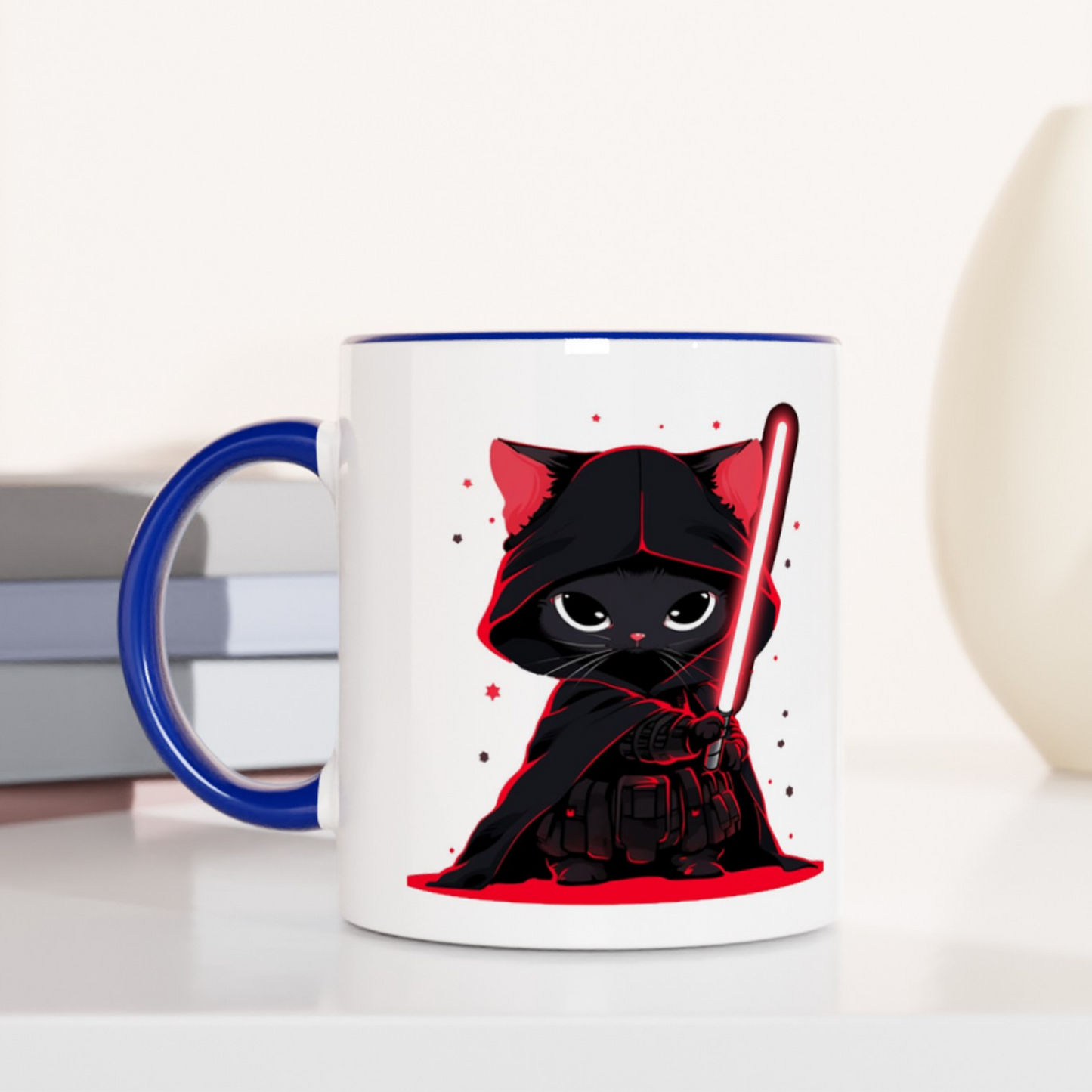 Cat Vader 11oz Ceramic Two Tone Mug