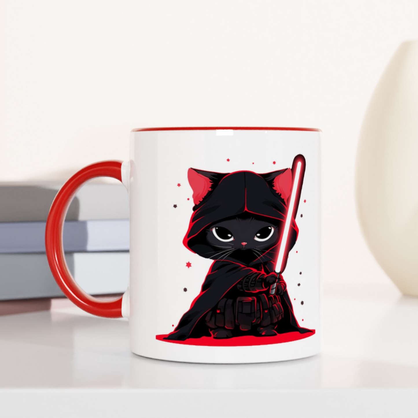 Cat Vader 11oz Ceramic Two Tone Mug