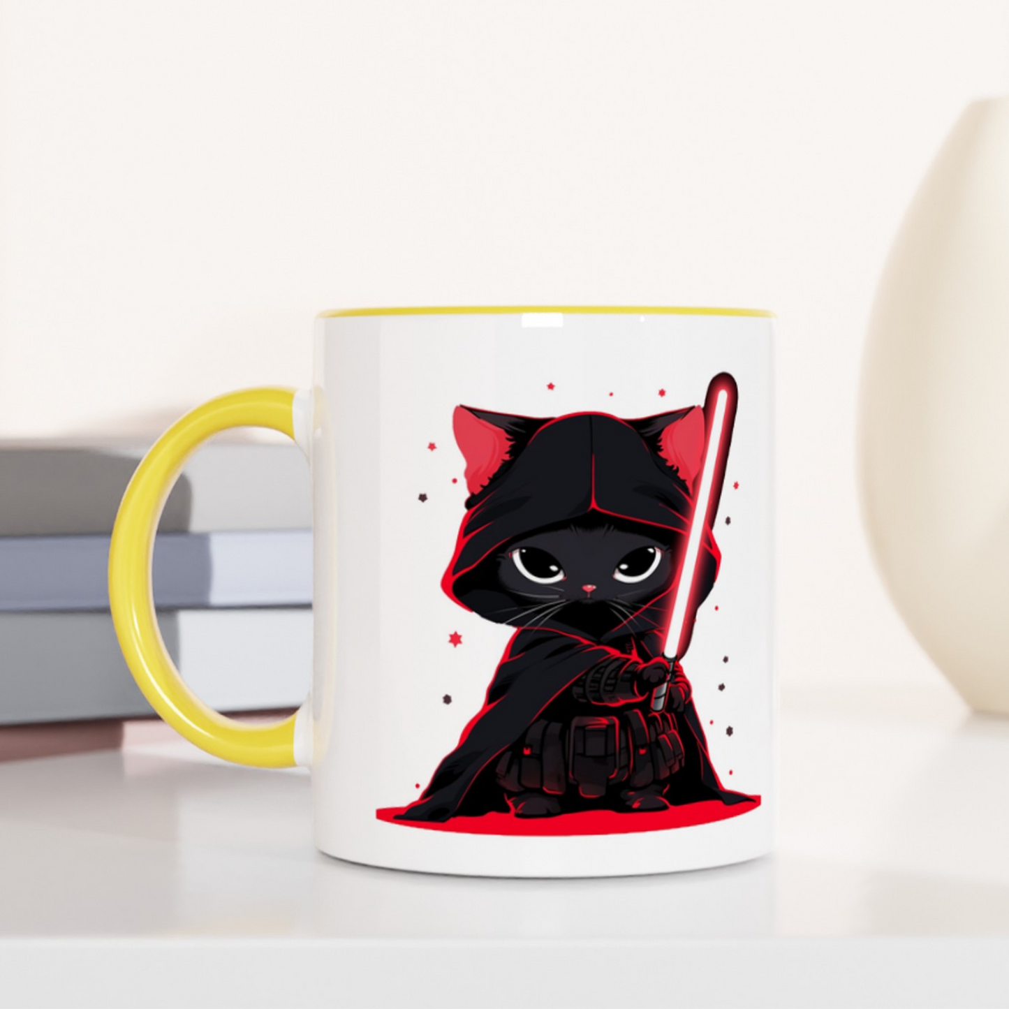 Cat Vader 11oz Ceramic Two Tone Mug
