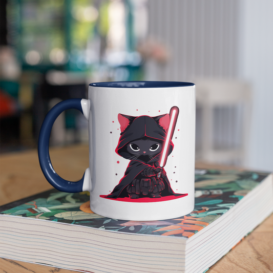 Cat Vader 11oz Ceramic Two Tone Mug