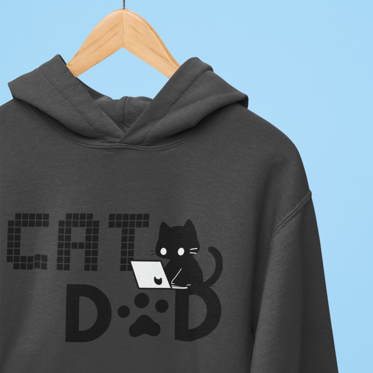 Coding Cat Dad Hoodie