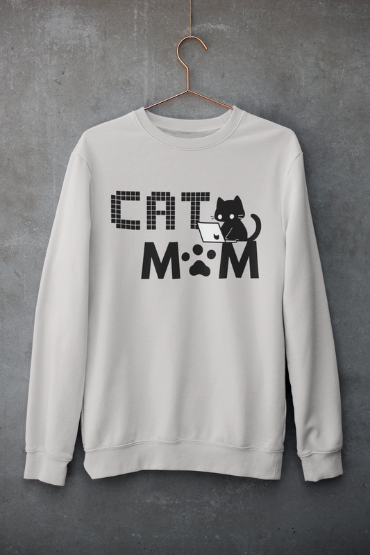 Coding Cat Mom Sweatshirt