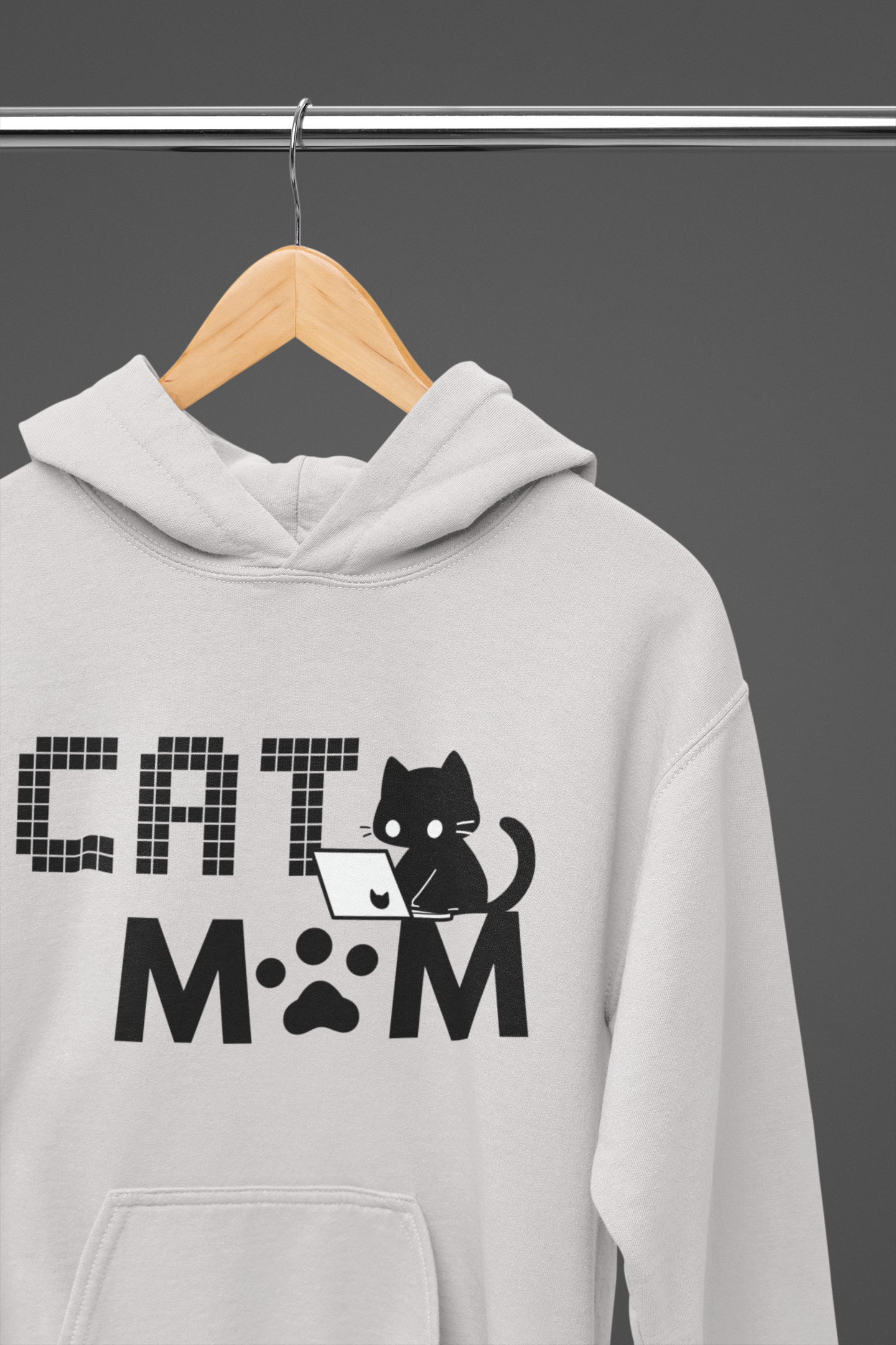 Coding Cat Mom Hoodie