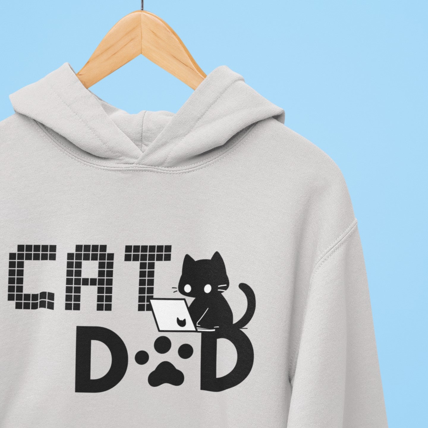 Coding Cat Dad Hoodie