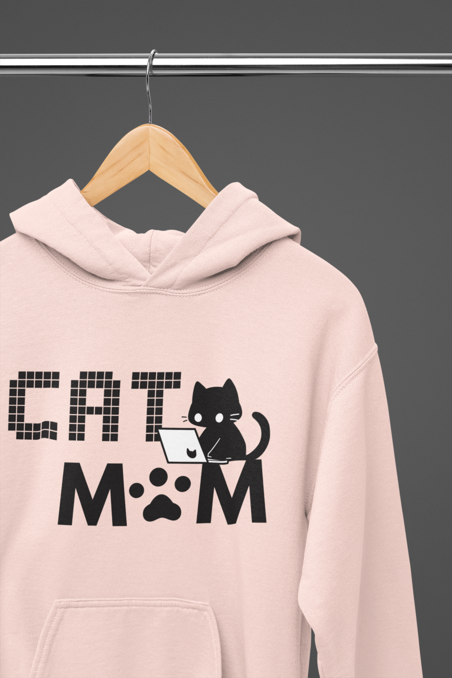 Coding Cat Mom Hoodie