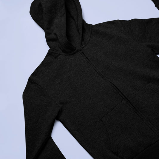 Midnight Hacker Cat Zip Hoodie