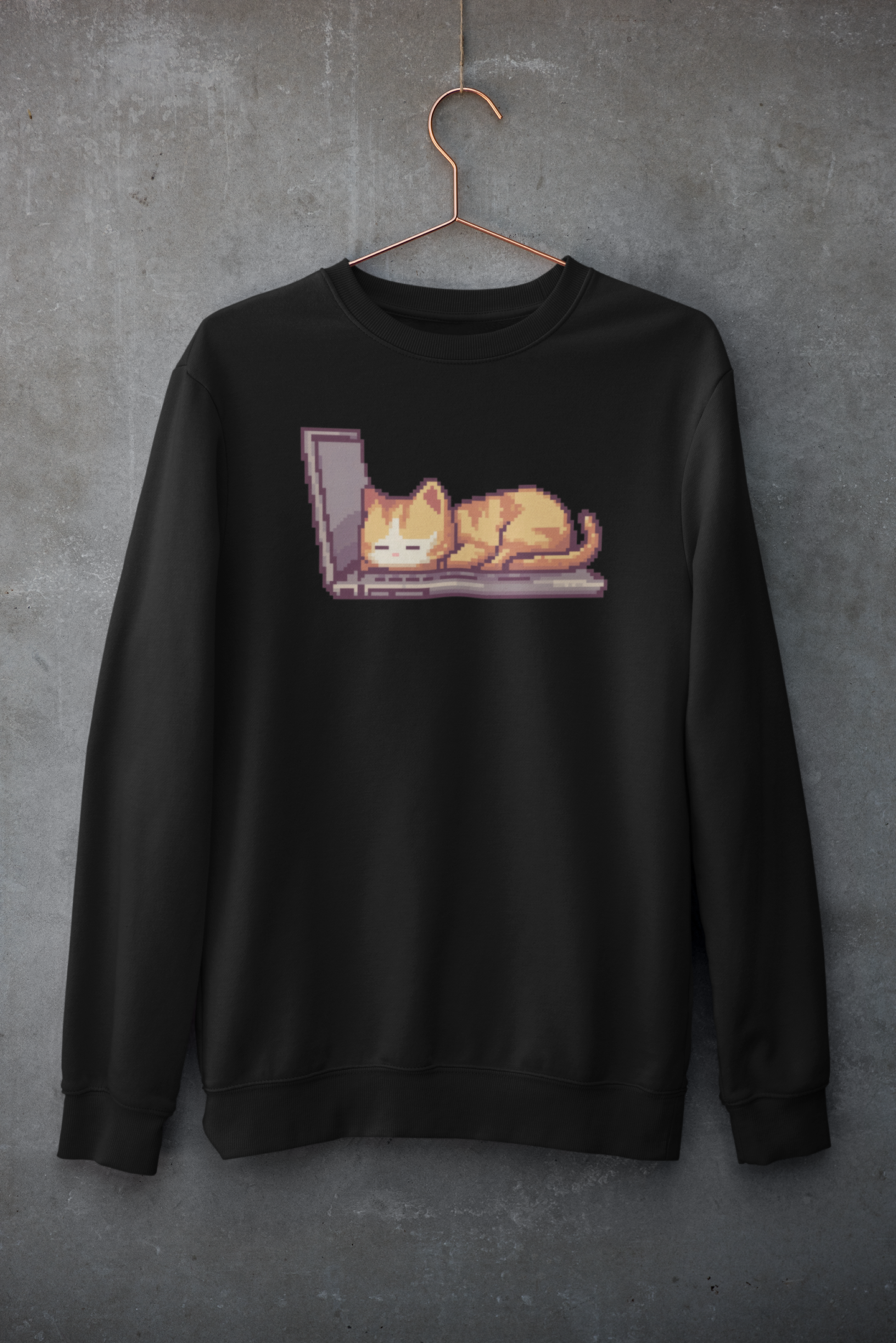Pixel Nap Cat Sweatshirt