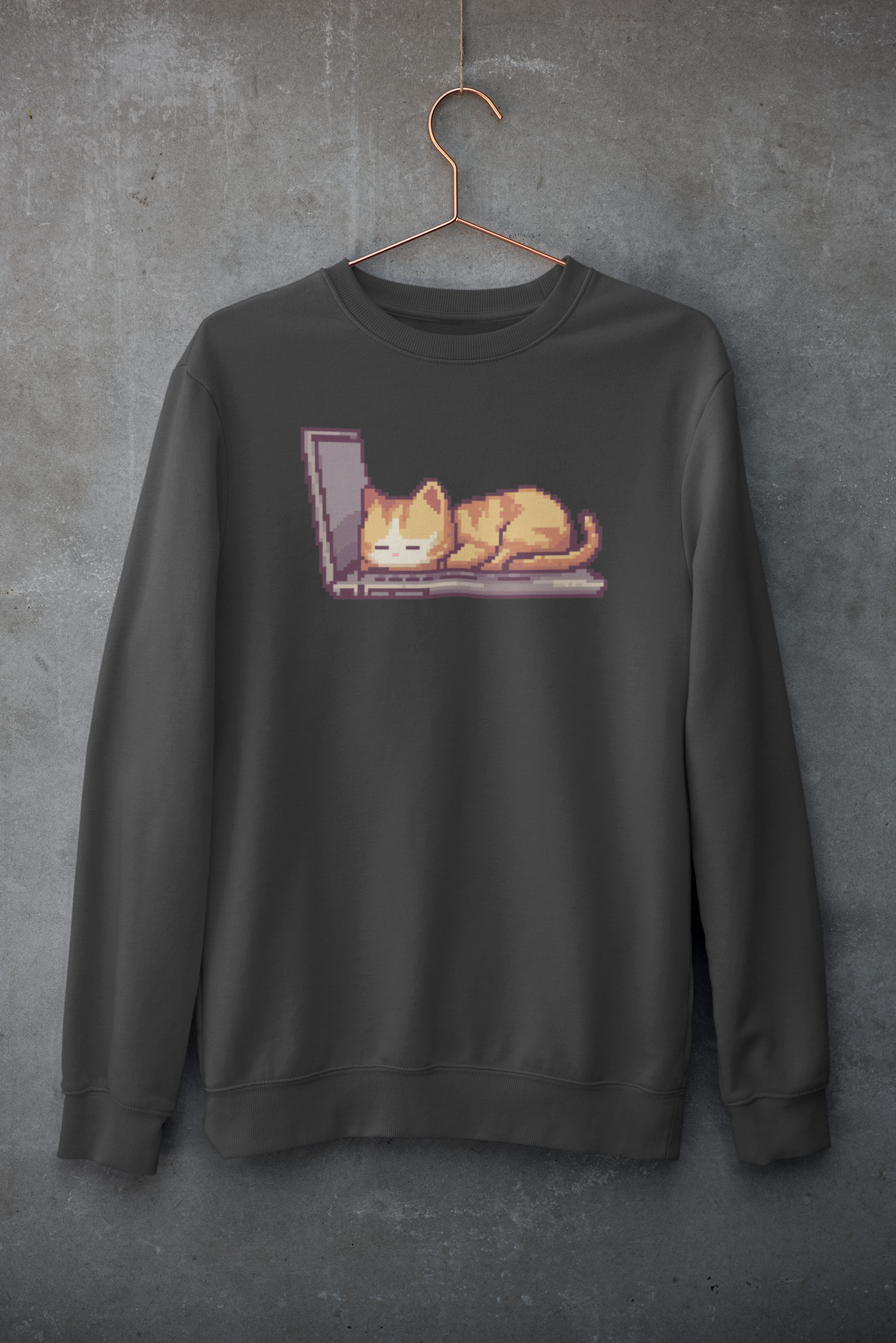 Pixel Nap Cat Sweatshirt