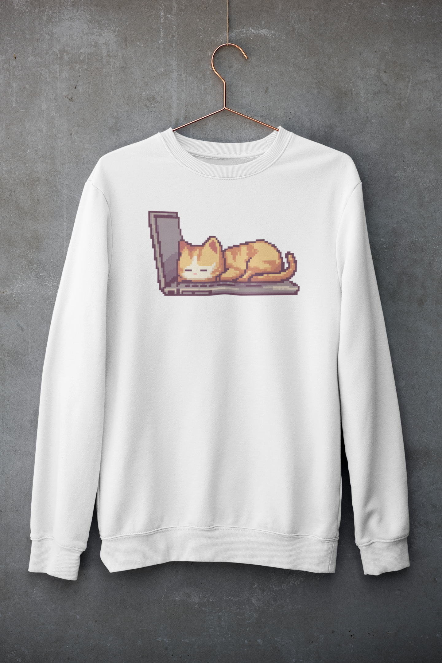 Pixel Nap Cat Sweatshirt