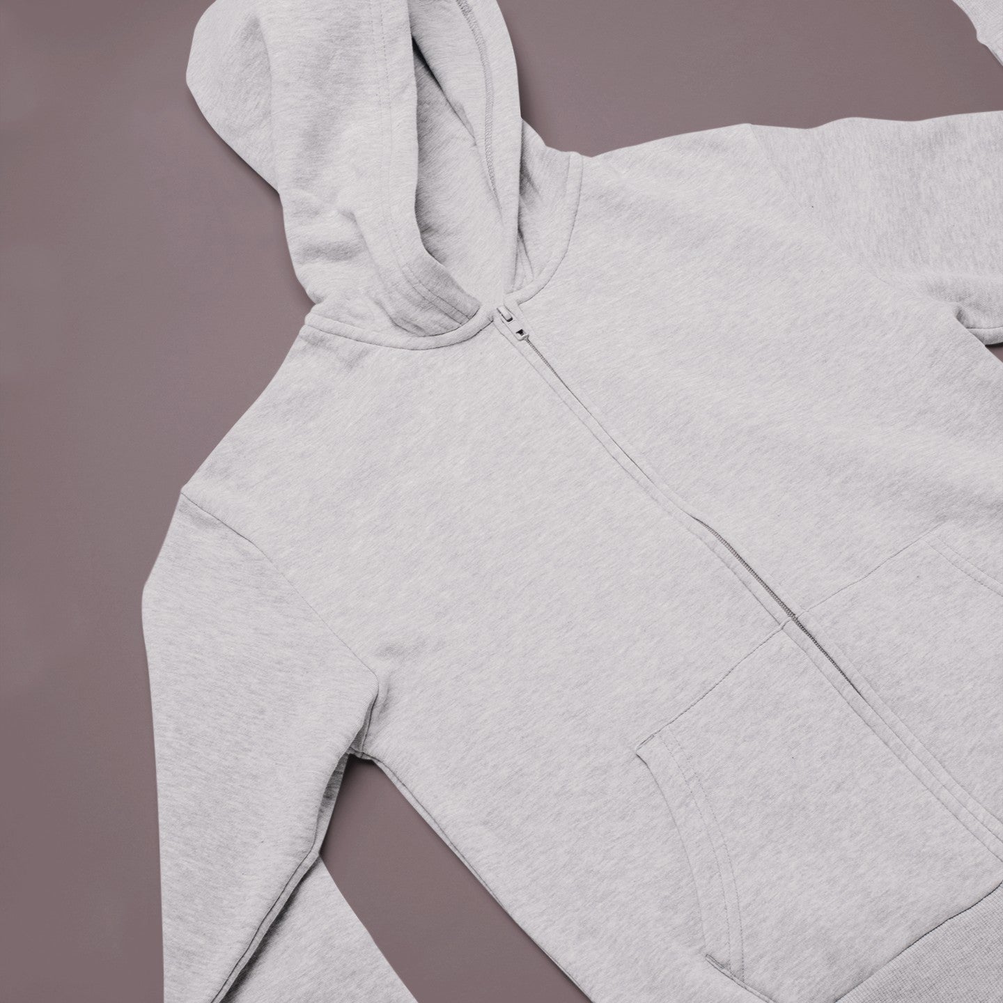 White Ronin Cat Zip Hoodie