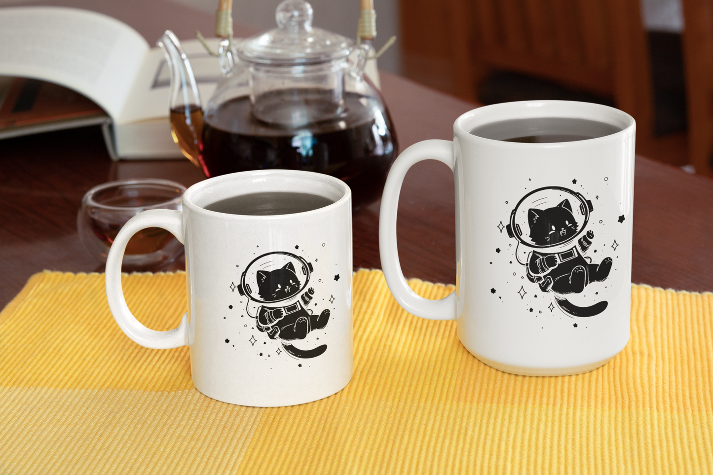 Galactic Cat Explorer Coffee Mug