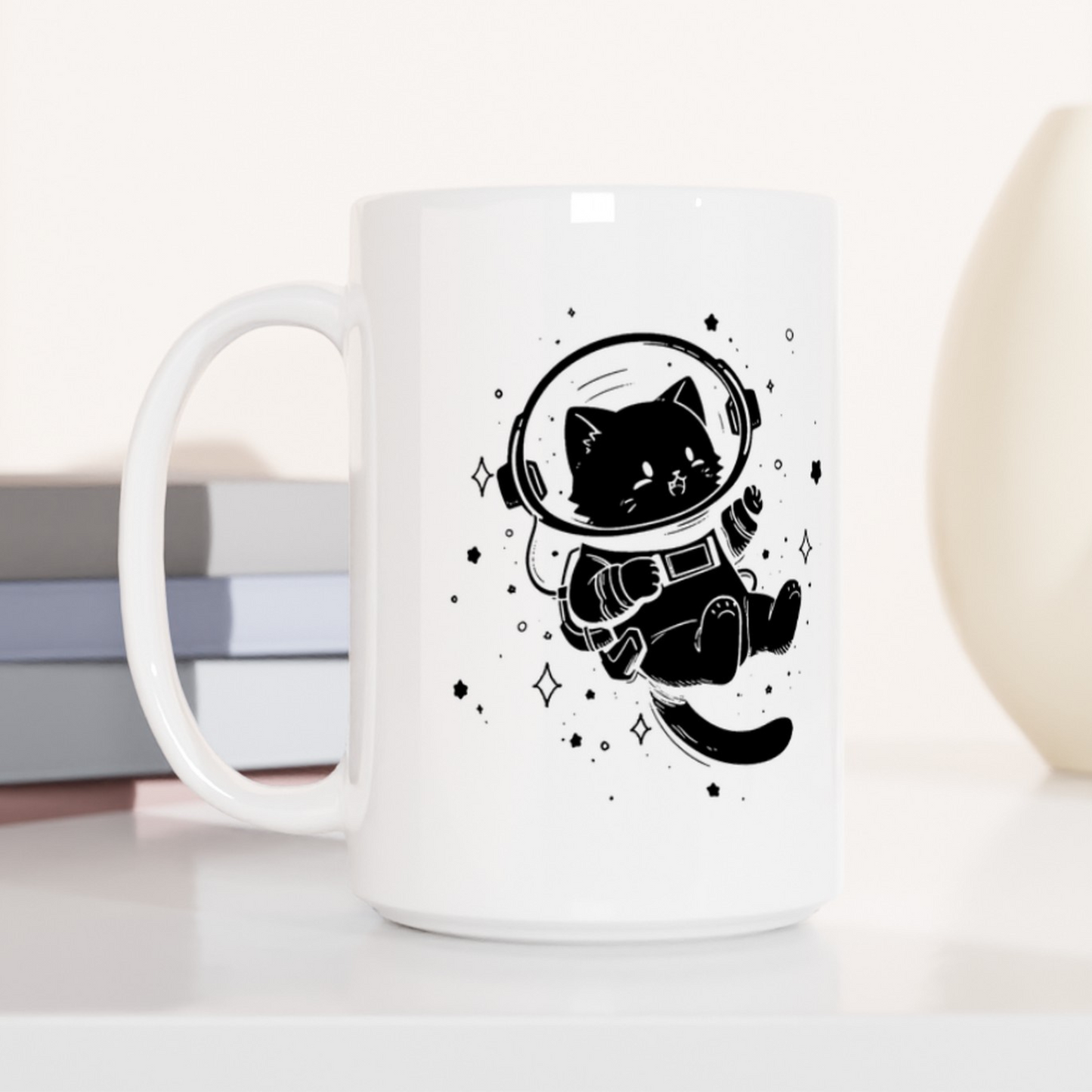 Galactic Cat Explorer Coffee Mug