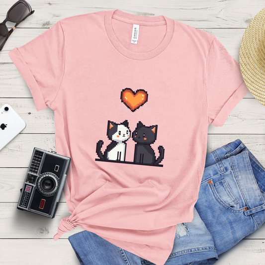 Pixel Pawfect Love T-Shirt