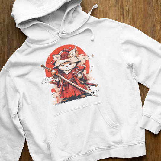The Legendary Samurai Cat Hoodie