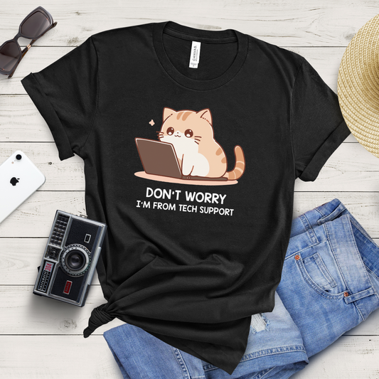 Tech Support Kitty T-Shirt