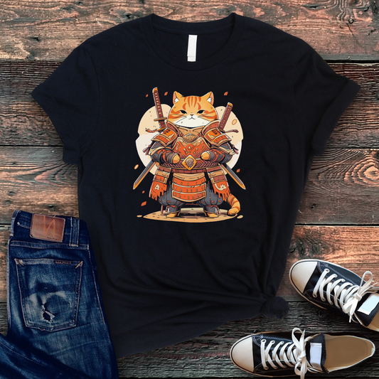 Golden Samurai Tabby Tee