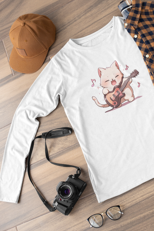 Purr-fect Rockstar Long Sleeve Tee